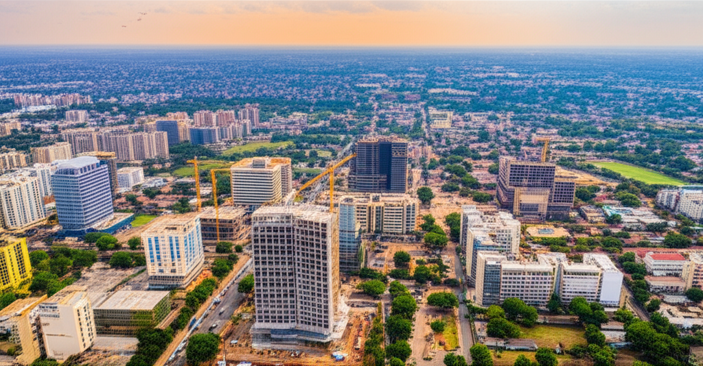 Kisarawe II Satellite City aerial view